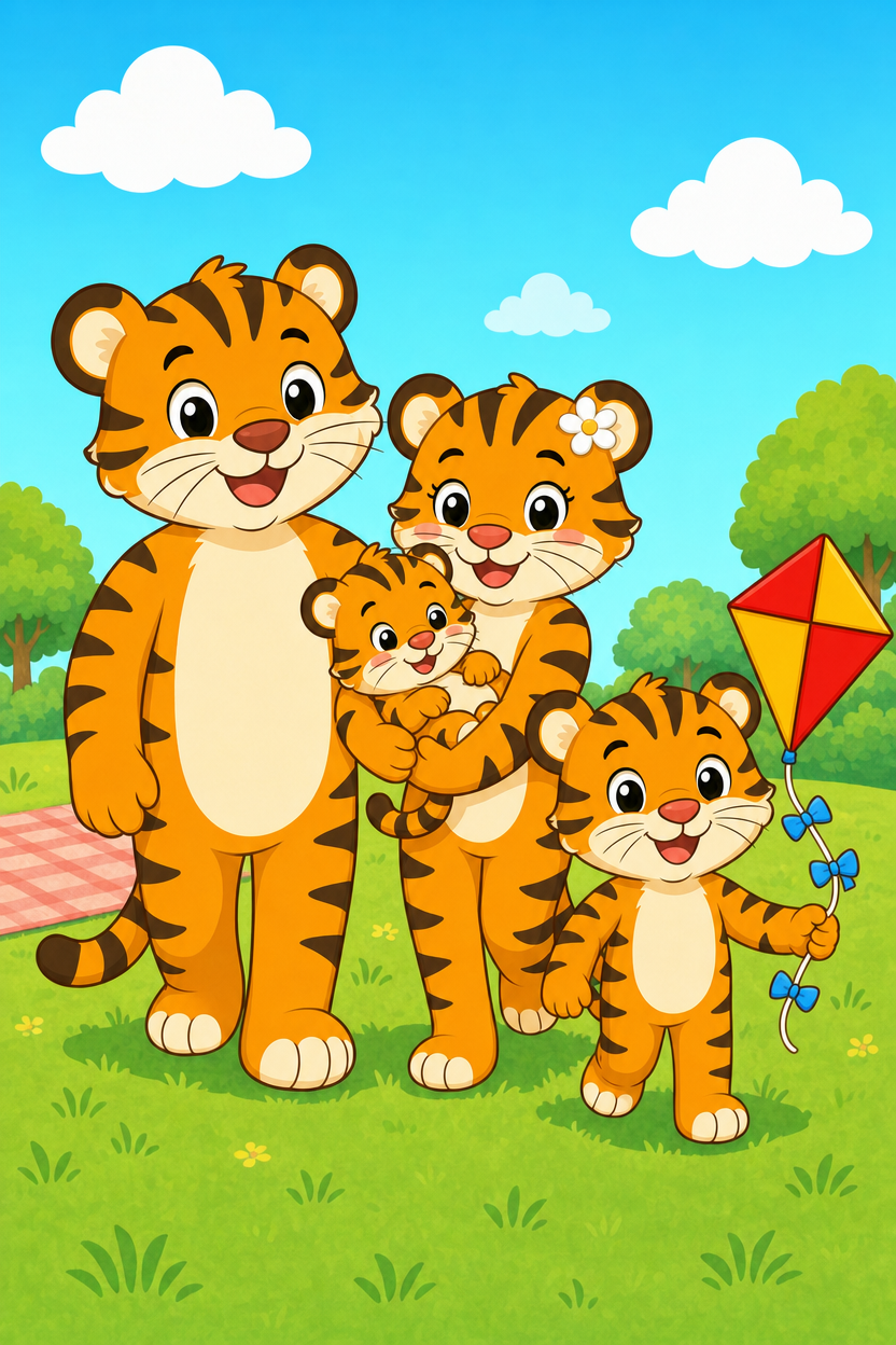 zephyr tiger flies a kite