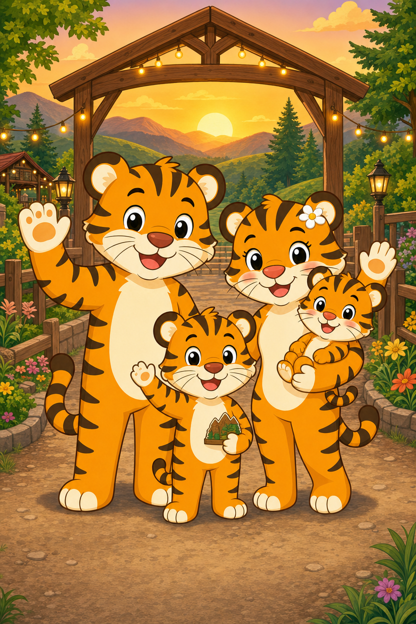 zephyr tiger goes back to dollywood