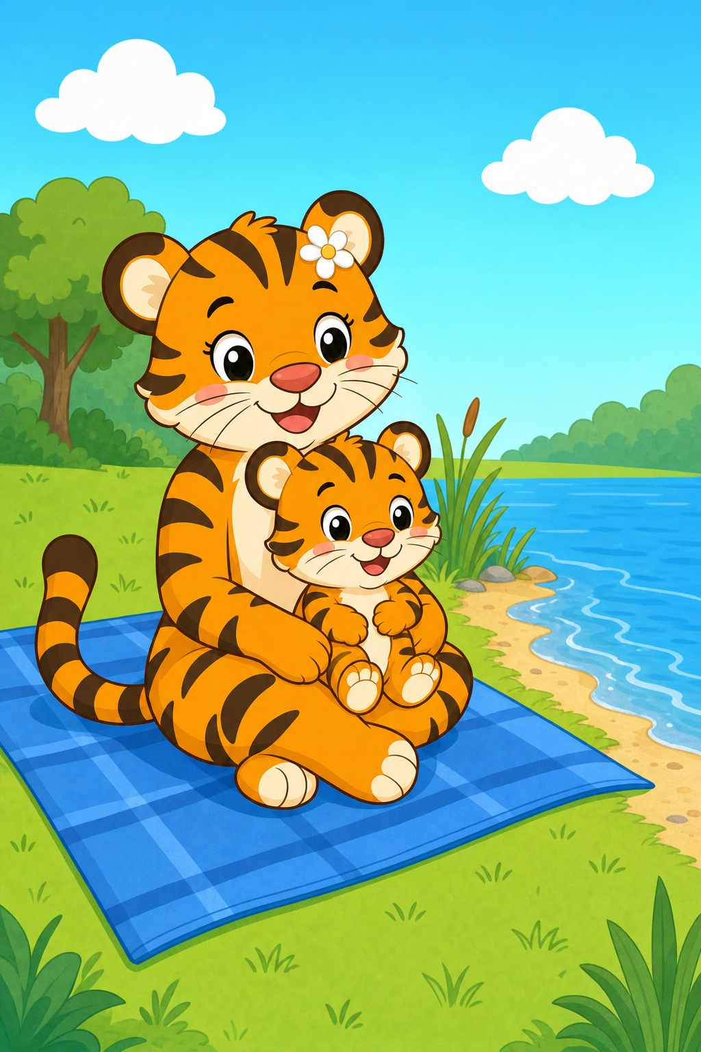 zephyr tiger goes fishing