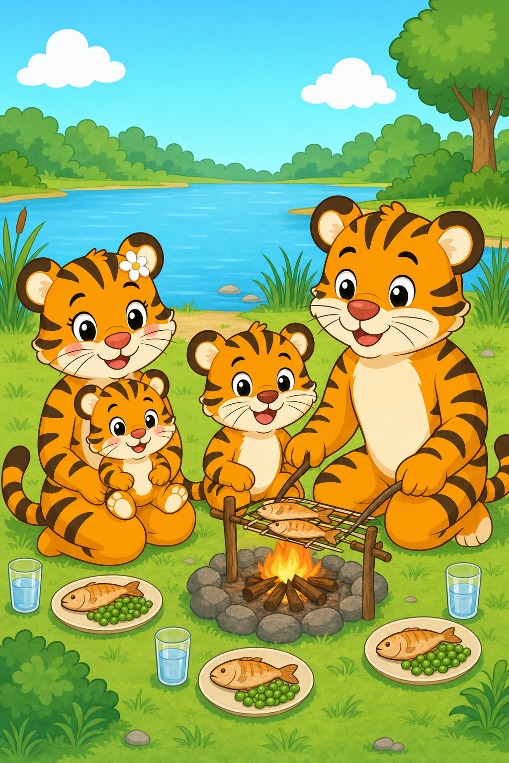 zephyr tiger goes fishing