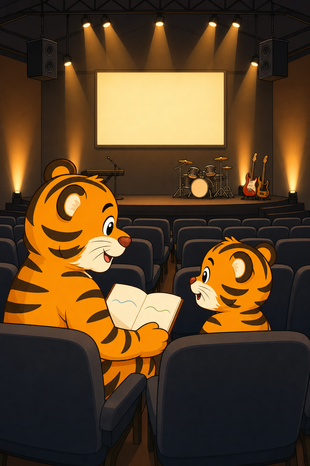 zephyr tiger goes to church