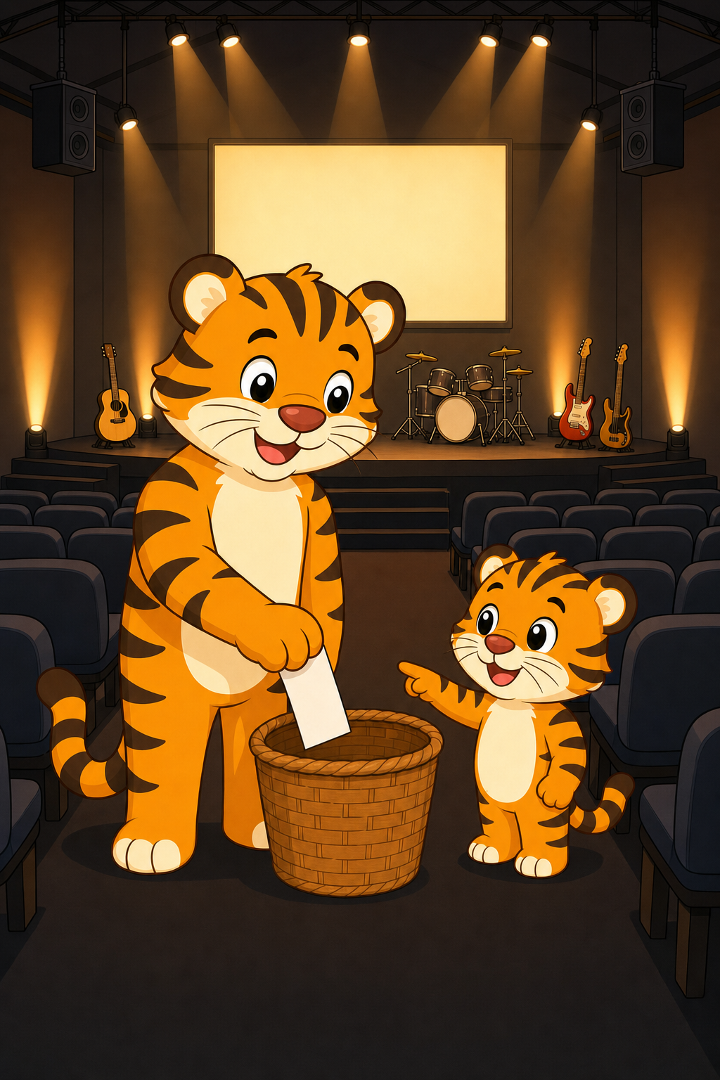 zephyr tiger goes to church