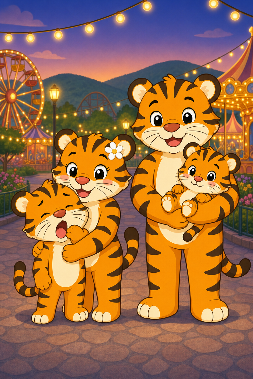 zephyr tiger goes to dollywood