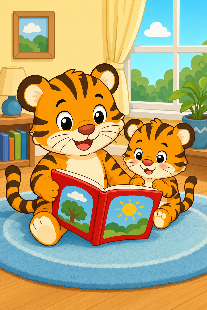zephyr tiger goes to the book store