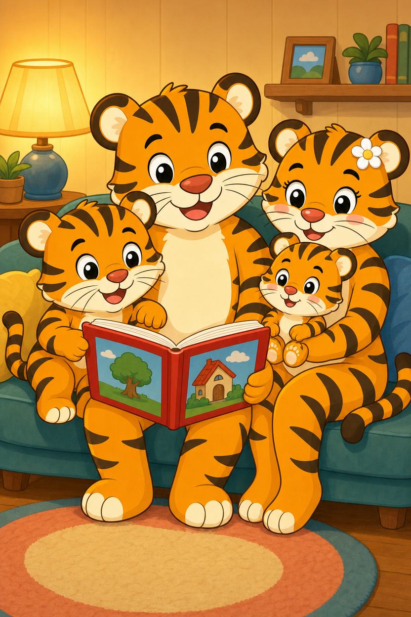 zephyr tiger goes to the library