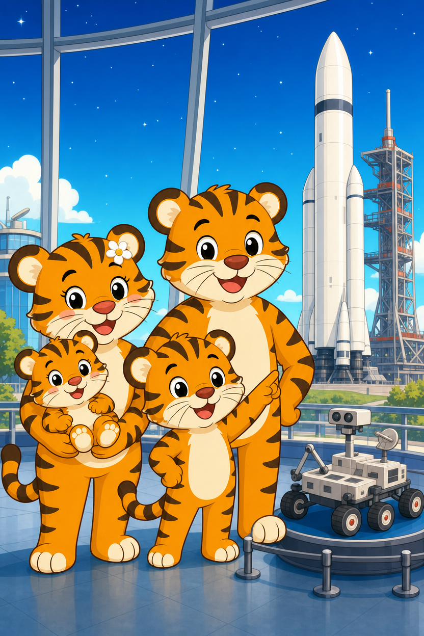 zephyr tiger goes to space
