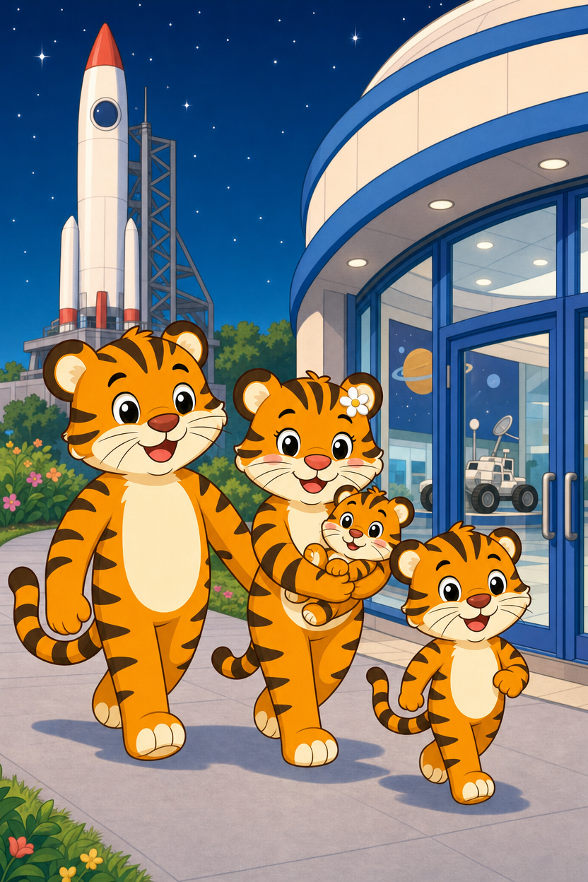 zephyr tiger goes to space
