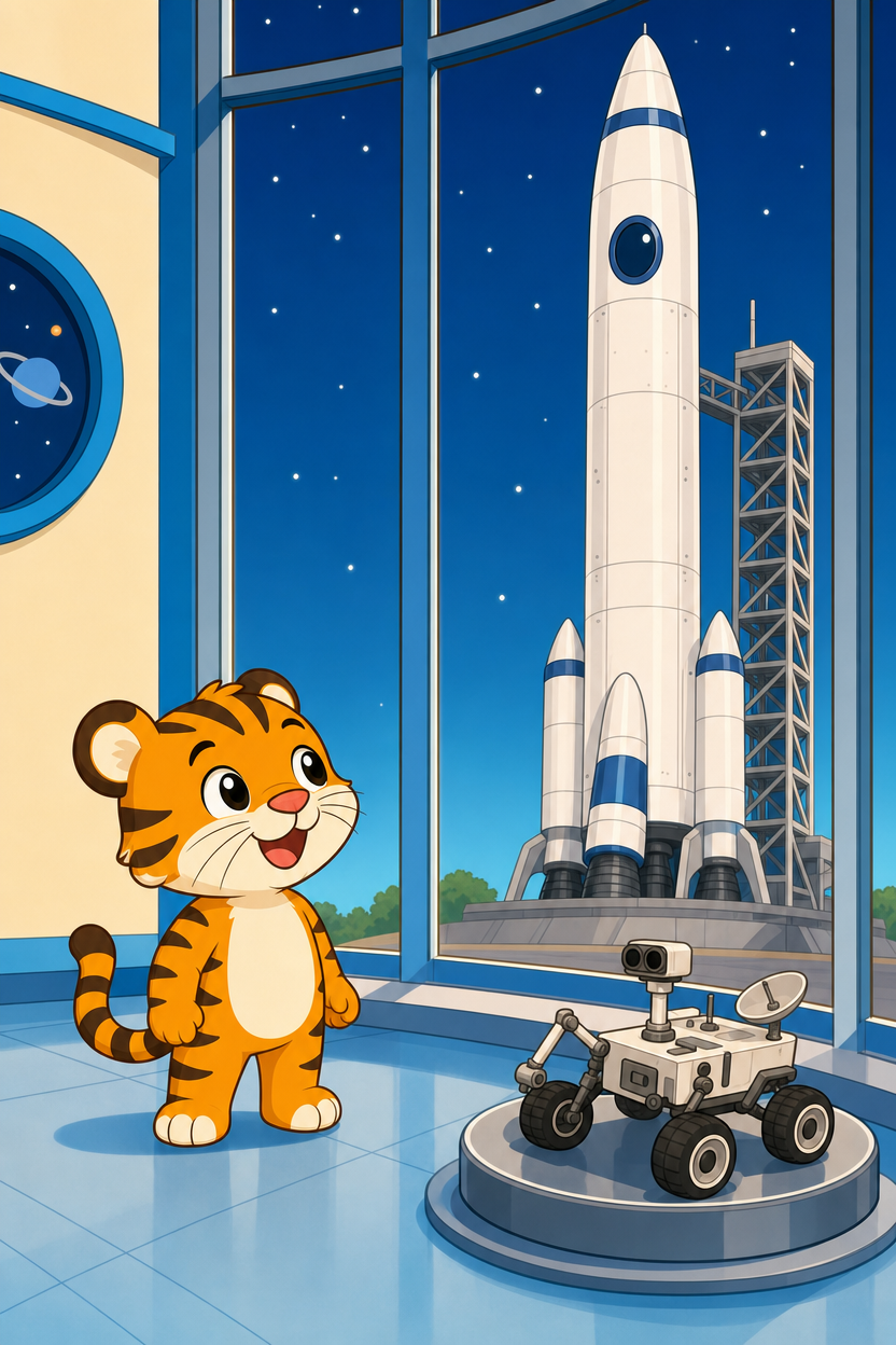 zephyr tiger goes to space