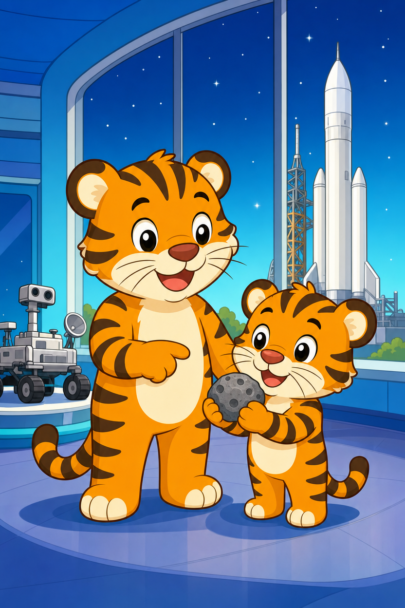 zephyr tiger goes to space