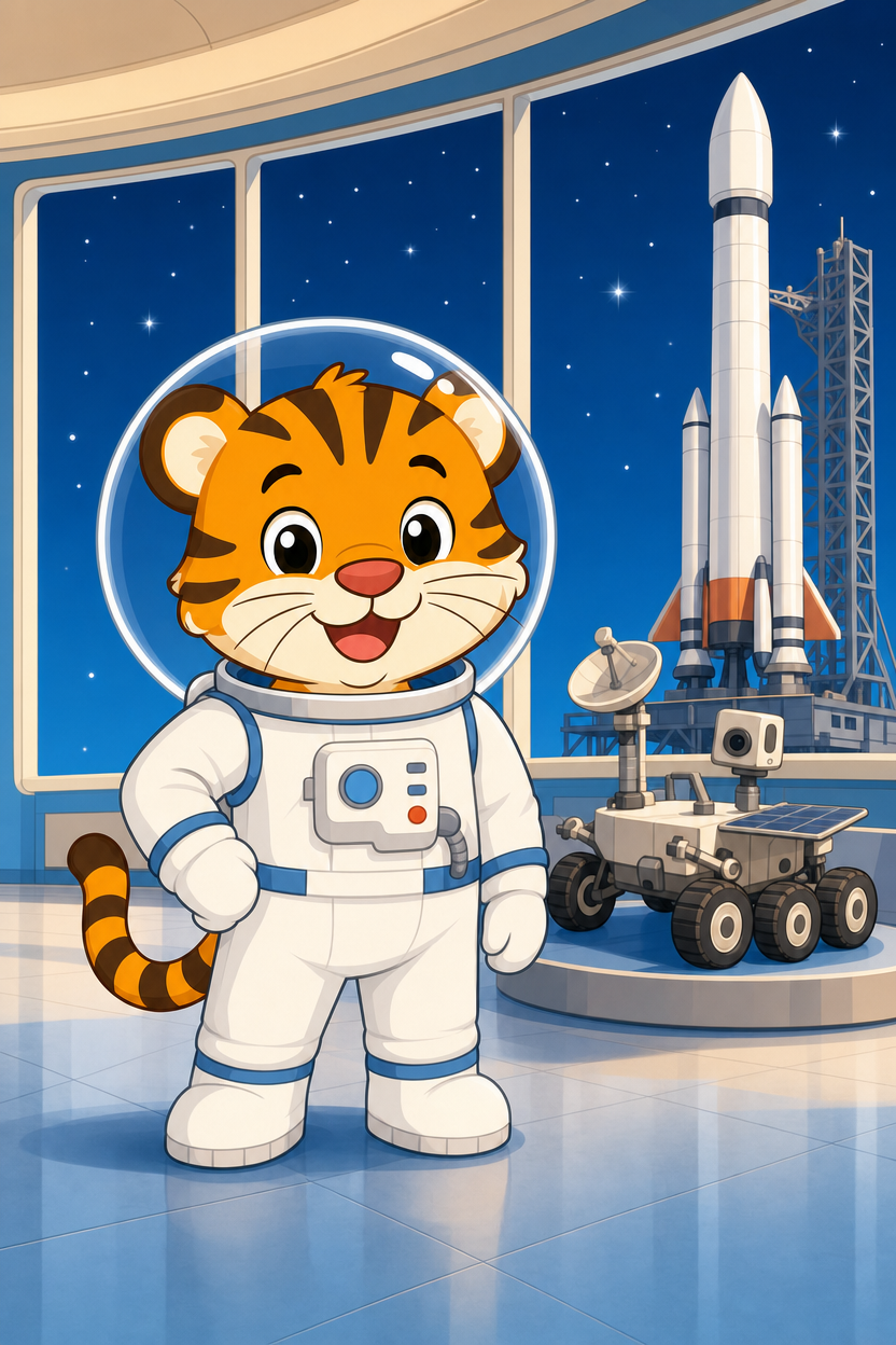 zephyr tiger goes to space