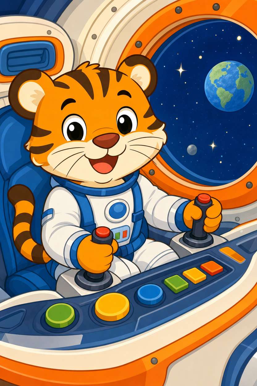 zephyr tiger goes to space