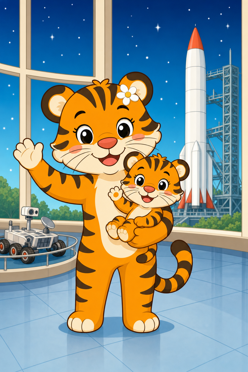 zephyr tiger goes to space