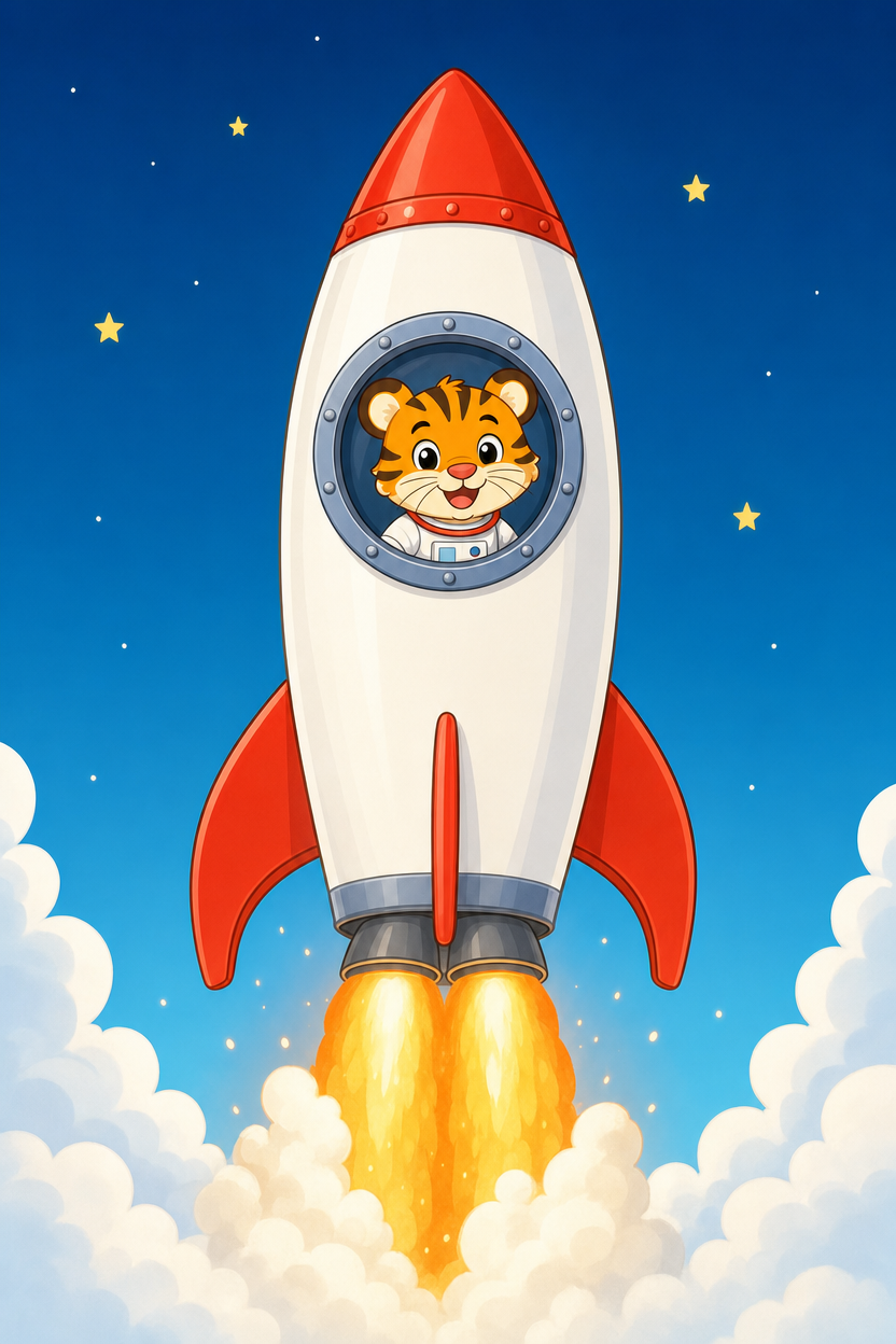 zephyr tiger goes to space
