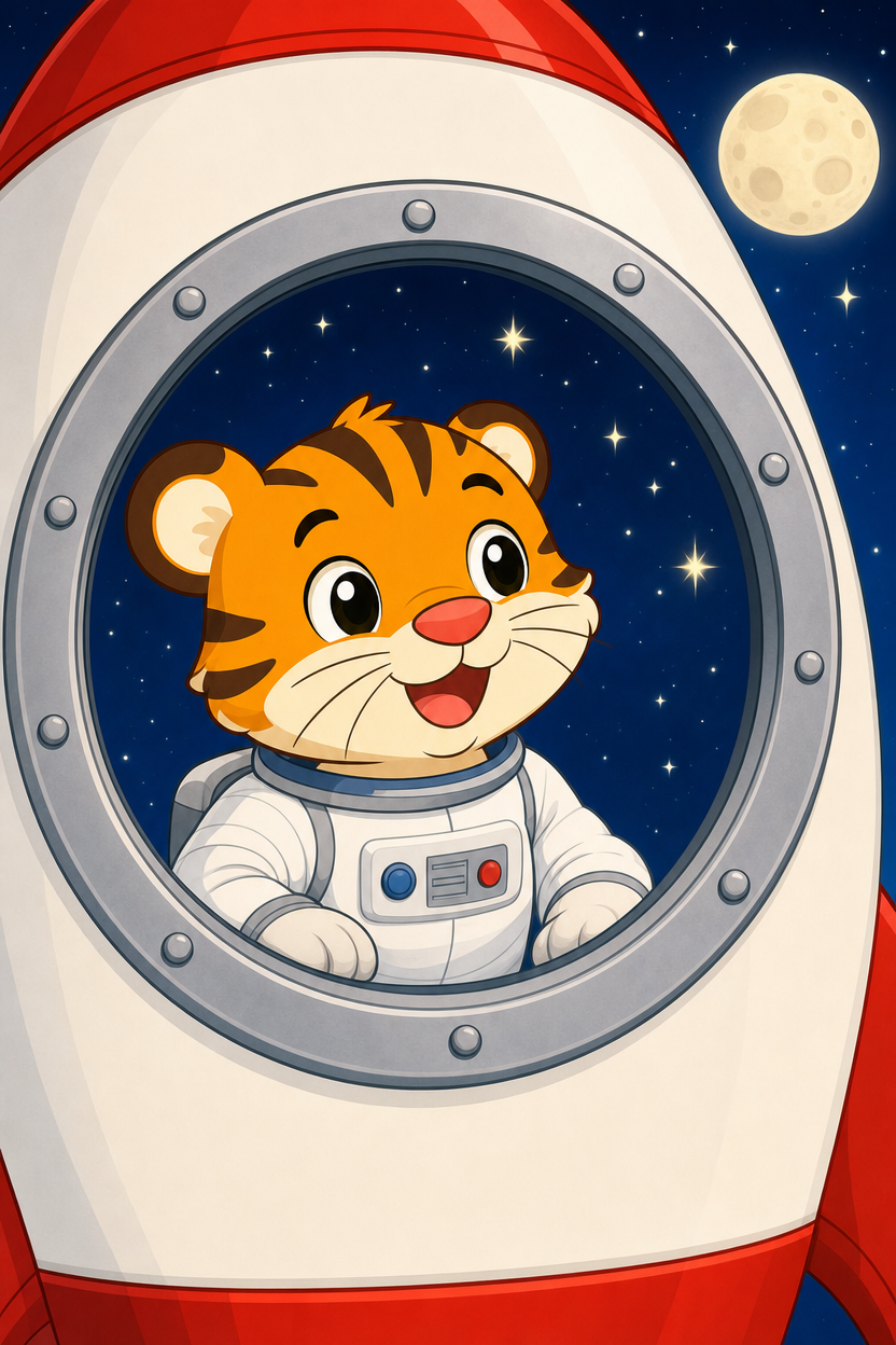 zephyr tiger goes to space