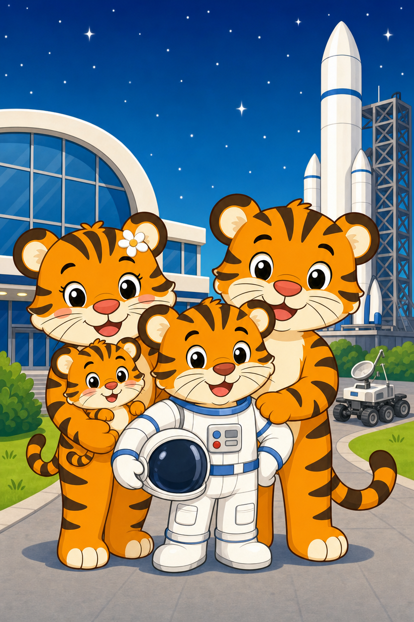zephyr tiger goes to space