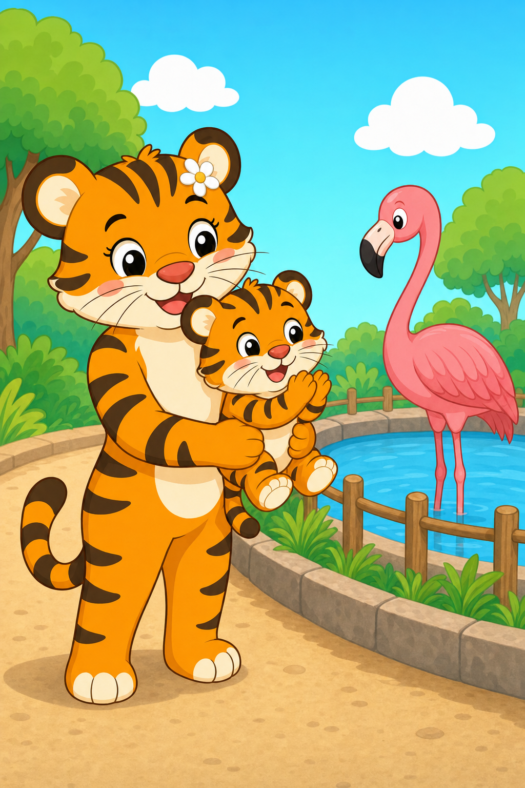 zephyr tiger goes to the zoo