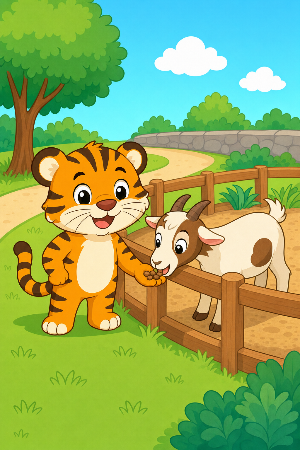 zephyr tiger goes to the zoo