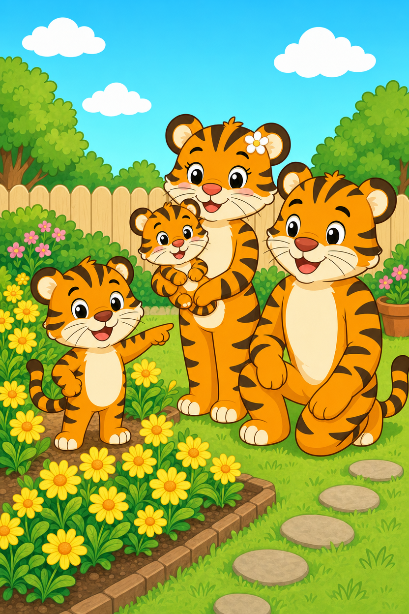 zephyr tiger plants a garden