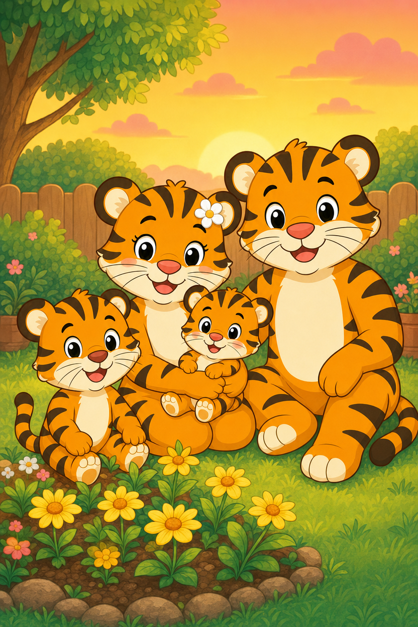 zephyr tiger plants a garden