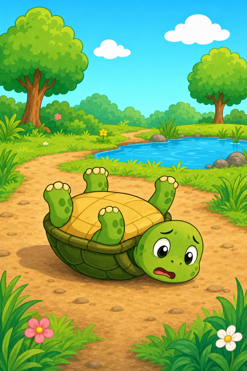 zephyr tiger saves a turtle