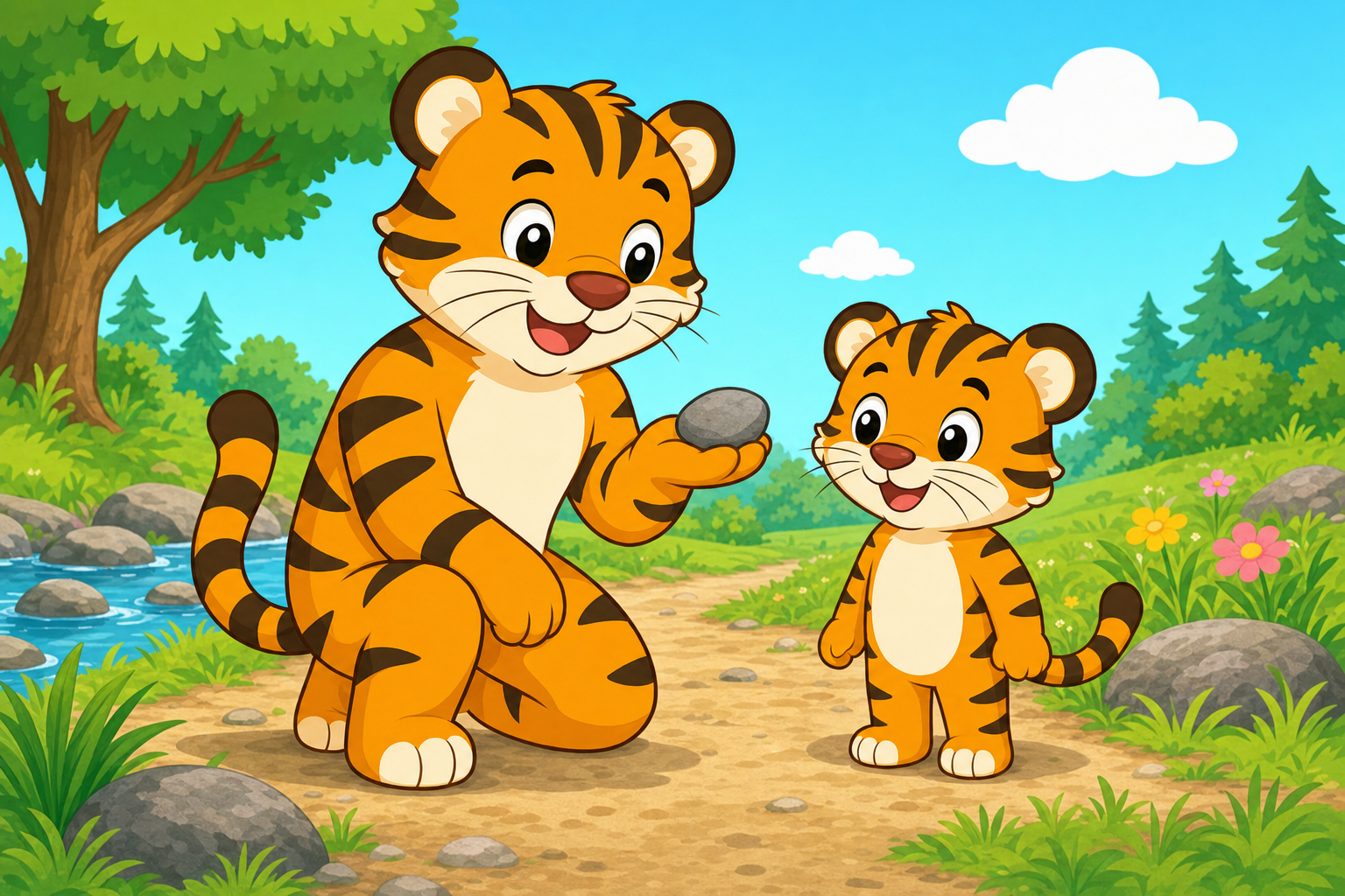 zephyr tiger takes a nature walk