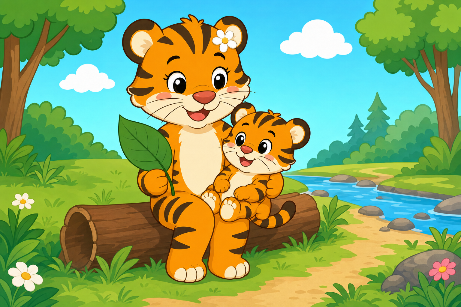 zephyr tiger takes a nature walk