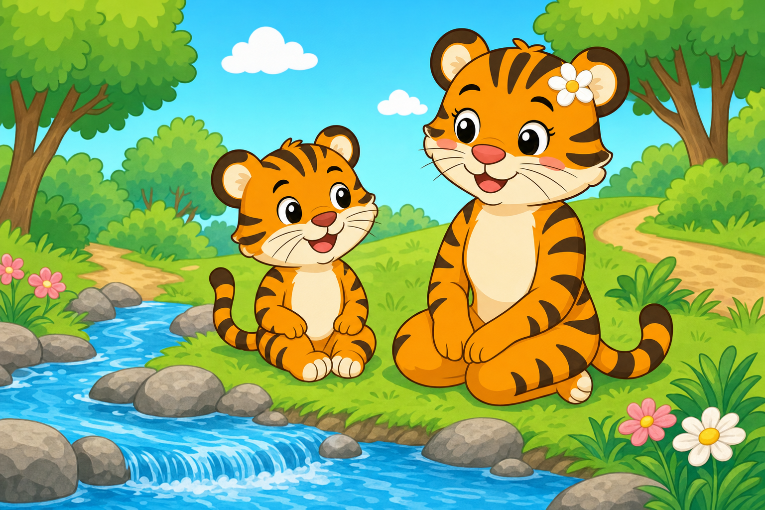 zephyr tiger takes a nature walk