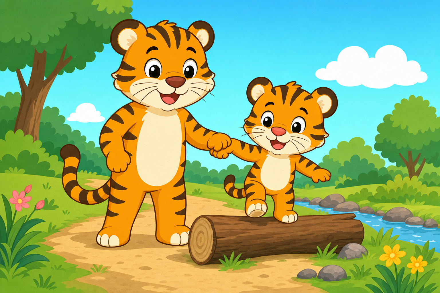 zephyr tiger takes a nature walk