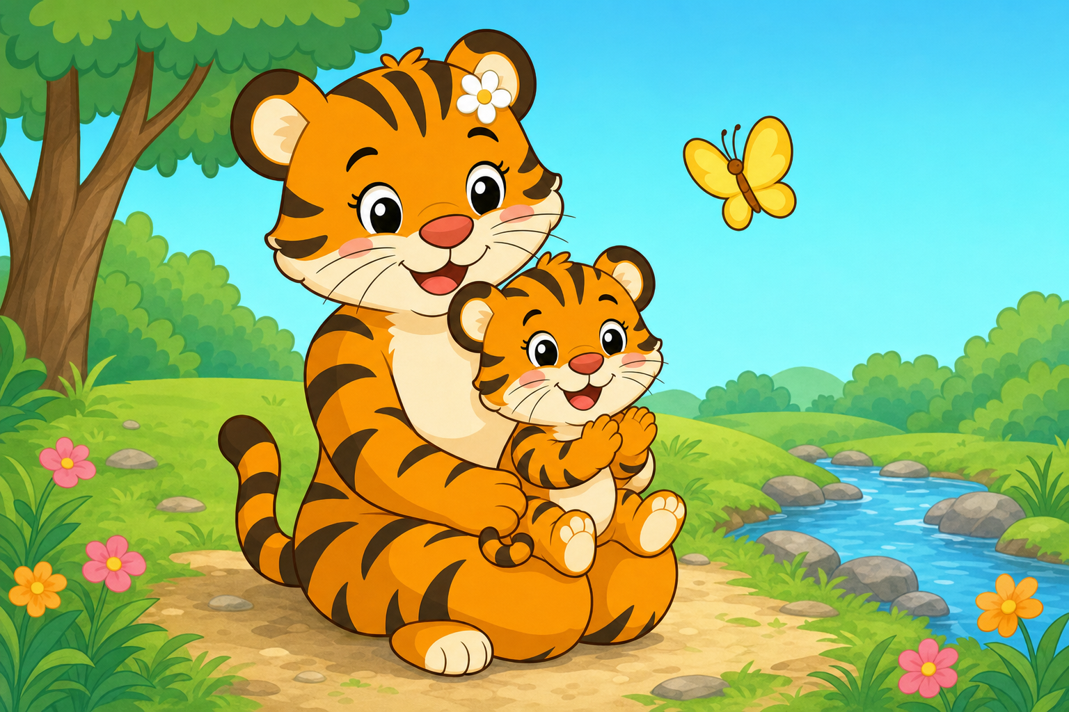 zephyr tiger takes a nature walk
