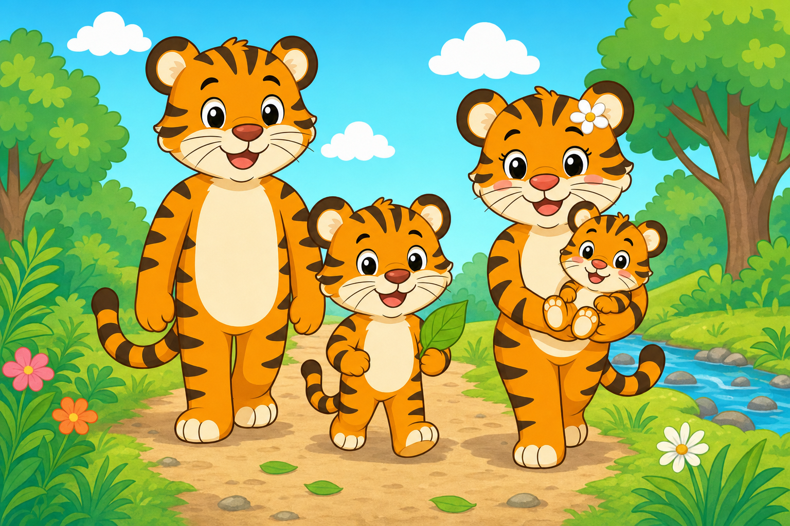 zephyr tiger takes a nature walk
