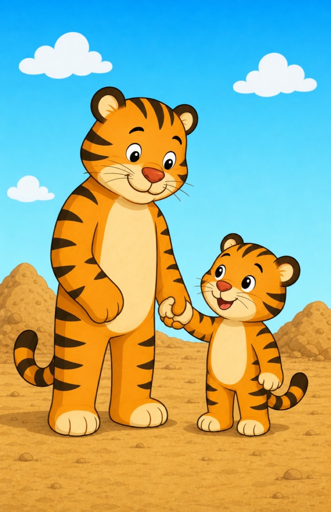 zephyr tiger visits the construction site