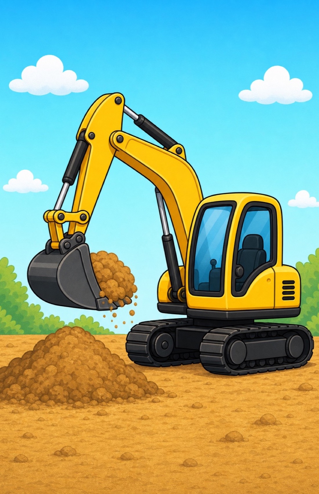 zephyr tiger visits the construction site