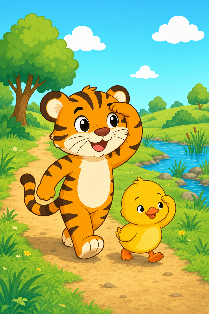 zephyr tiger and the lost duck