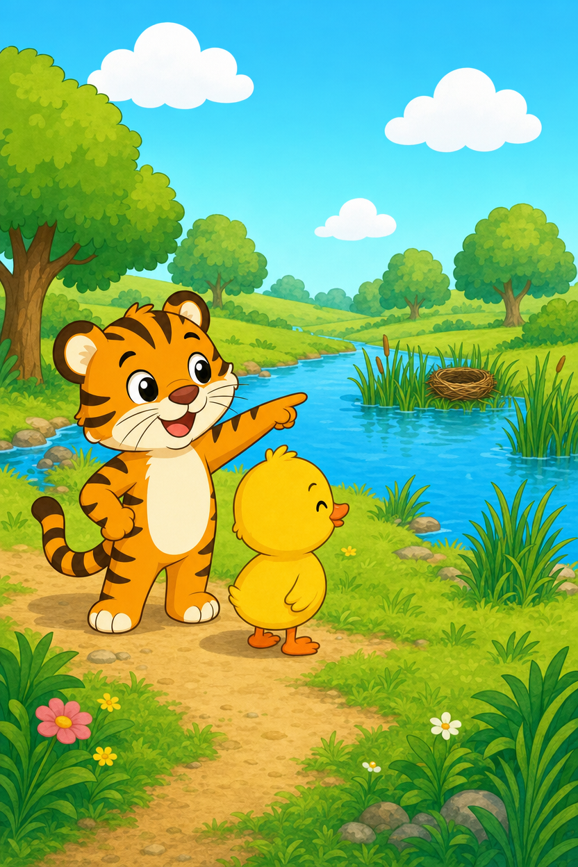 zephyr tiger and the lost duck