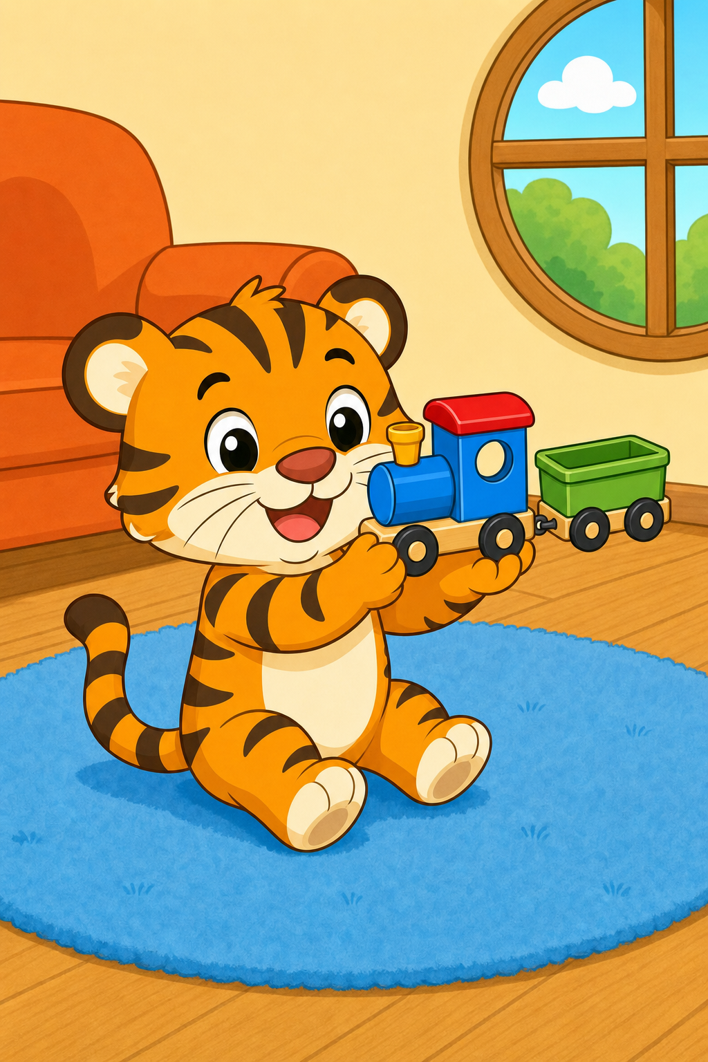 zephyr tiger and the toy train