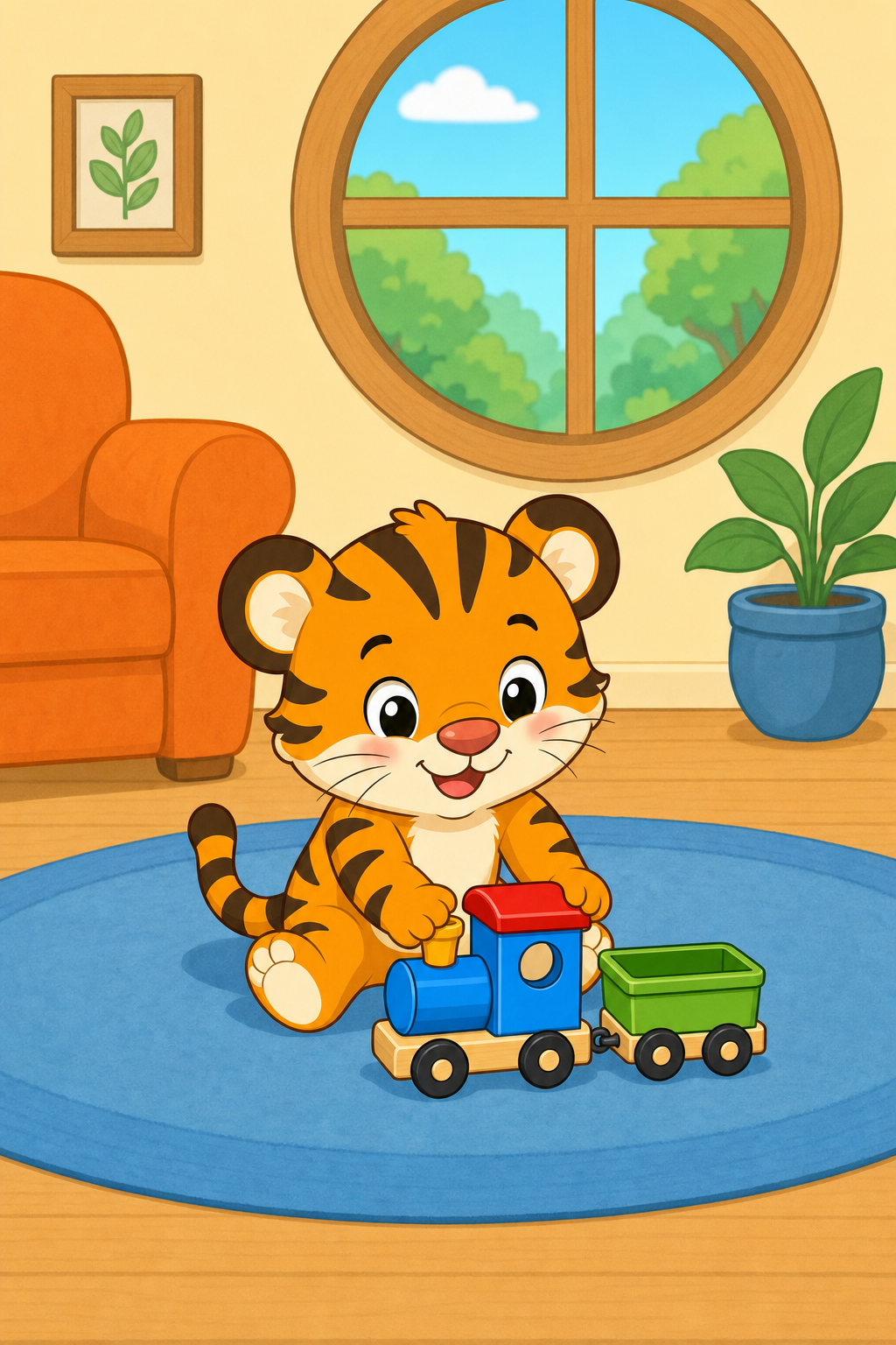 zephyr tiger and the toy train