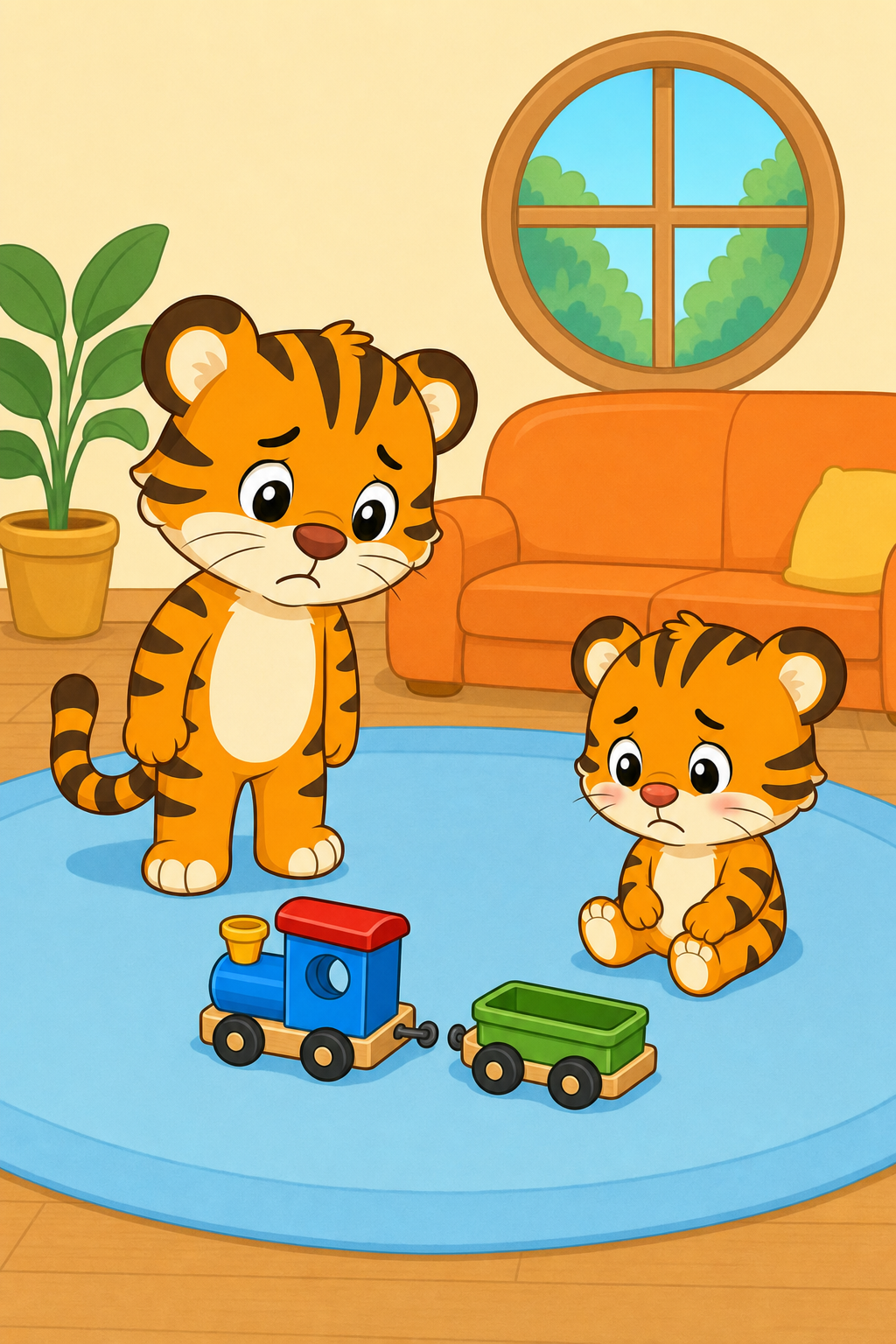 zephyr tiger and the toy train