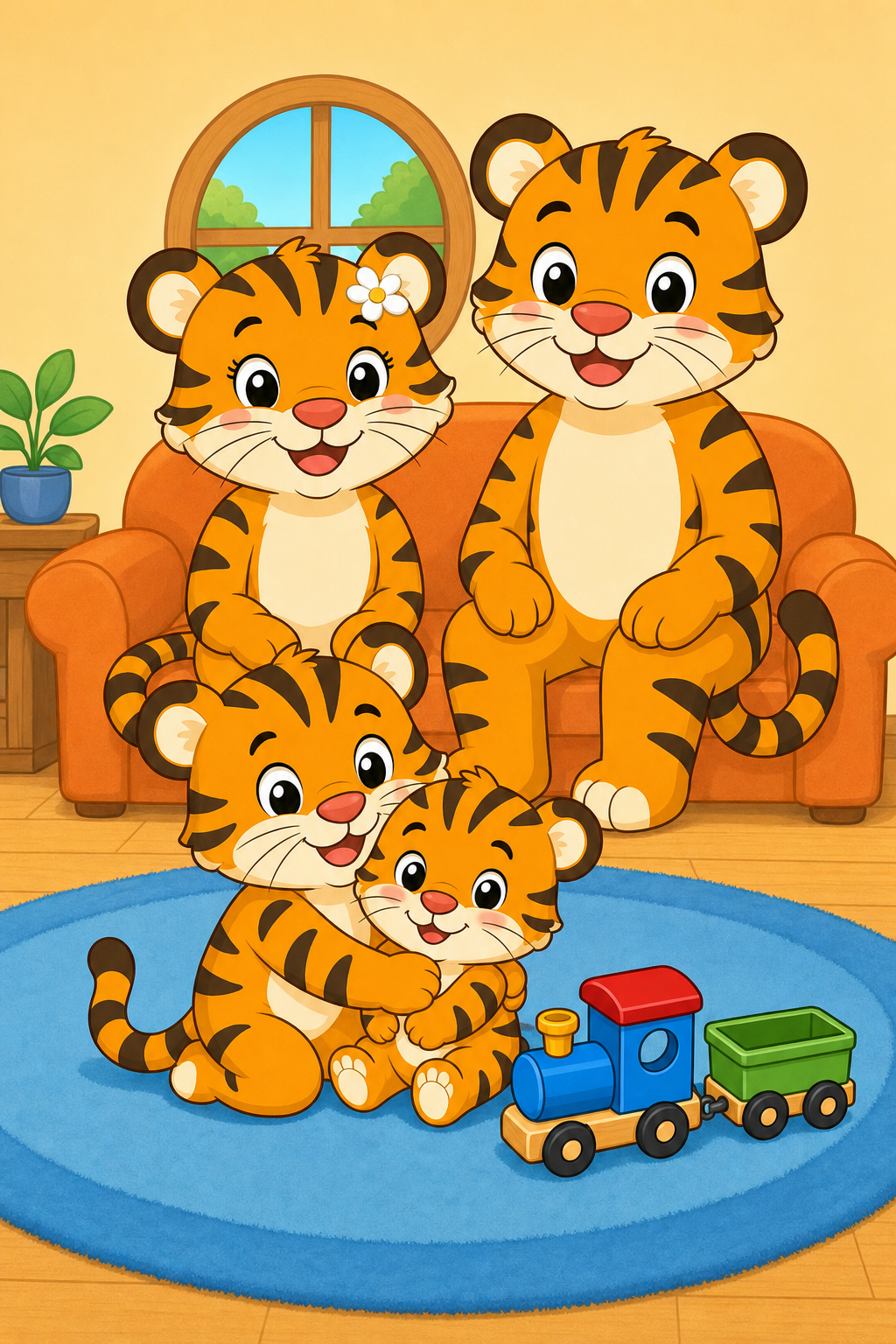 zephyr tiger and the toy train