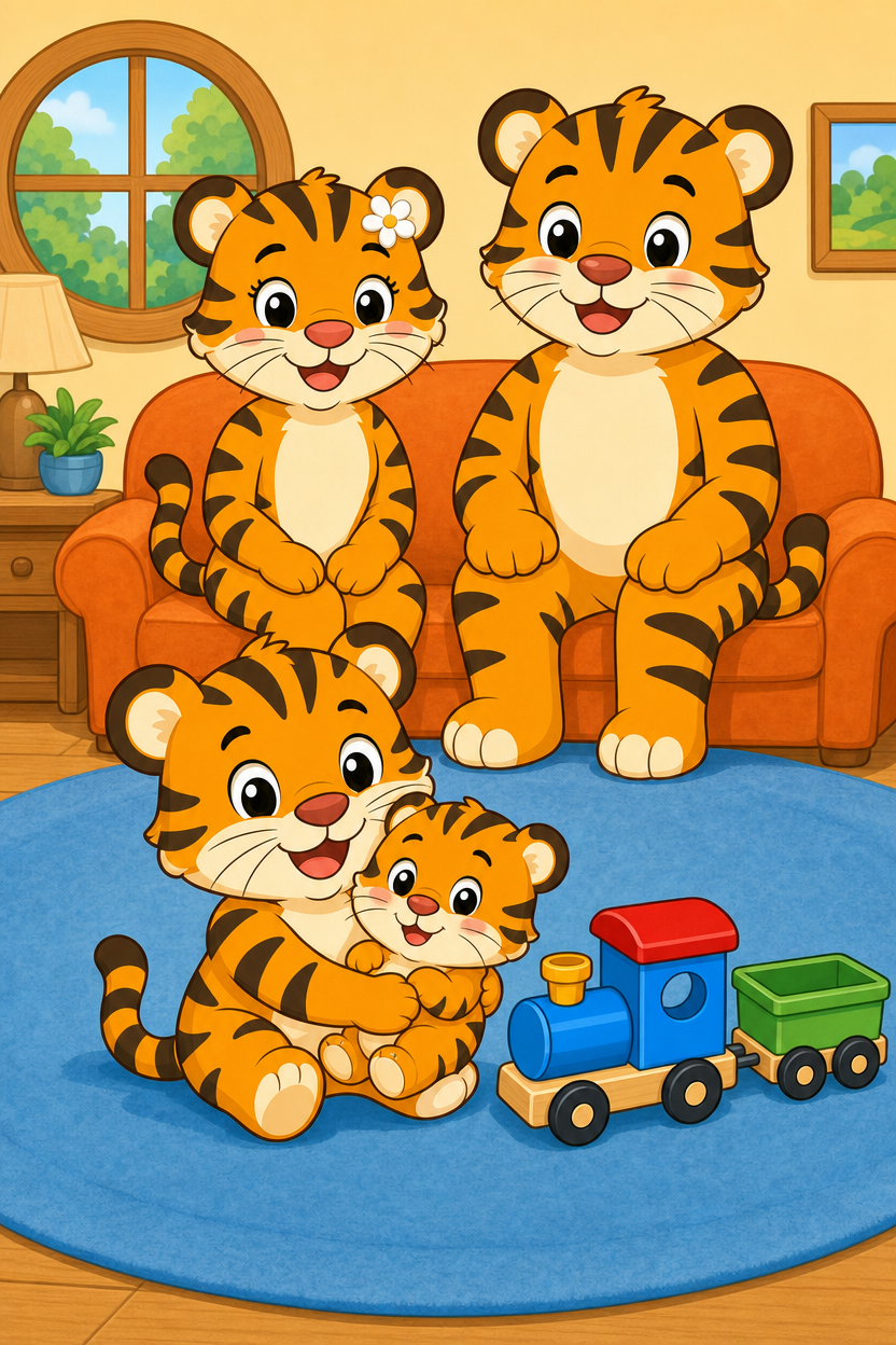 zephyr tiger and the toy train